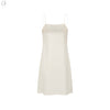 SWAYING 24 Early Spring Silk Suspender Skirt SW-SW25PS2L02-BAI White SW25PS2L02